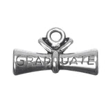Graduate Diploma Metal Pendant 13x22mm 5/pk