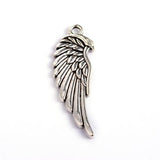 Eagle Wing Metal Pendant 34x11mm 5/pk