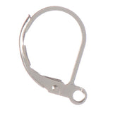 Boucles d'oreilles à levier en argent 50/Pk