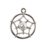 Dream Catcher Pendant w/Pearl 24x20mm 1/pk