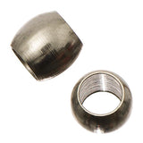 Metal Barrel Beads 6.5mm Nickel 50/pk