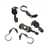 Crimp Cover with Loop Antique Brass 100/pk