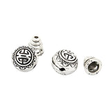 Metal Guru Beads 10mm Antique Silver 2 Sets/pk