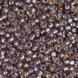 11/0 Miyuki Seed Beads #1012 Silver Lined Smoky Amethyst AB 22g