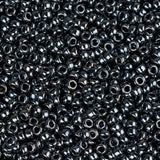 15/0 Miyuki Seed Beads #0451 Metallic Gunmetal 22g