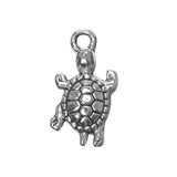 Turtle Metal Charm 23x12mm 5/pk