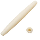 Hairpipe Bone Beads 4" Ivory 10/pk