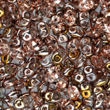 *Czech Superduo Beads Crystal Capri Gold 22g