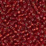 11/0 Miyuki Seed Beads #0011 Silver Lined Ruby 22g