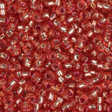 11/0 Miyuki Seed Beads #1660 Silver Lined Light Salmon 24g