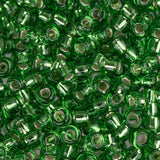 8/0 Miyuki Seed Beads #0015 Silver Lined Light Green 22g