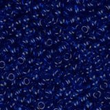 11/0 Czech Seed Beads #34937 Transparent Navy 23g