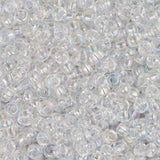 11/0 Czech Seed Beads #34954 Transparent AB Crystal 23g