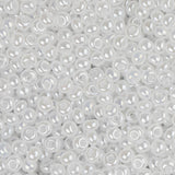 11/0 Czech Seed Beads #35005 Opaque Pearl White 23g
