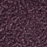11/0 Czech Seed Beads #35073 Transparent Light Amethyst 23g