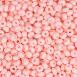 11/0 Czech Seed Beads #40005 Opaque Light Pink Solgel 23g