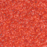 11/0 Czech Seed Beads #40010 Transparent Dark Rose 23g