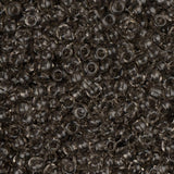11/0 Czech Seed Beads #40013 Transparent Black Diamond 23g