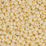 11/0 Czech Seed Beads #40040 Beige Dyed Chalk White 23g