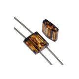 Tila Beads #4502 Dark Topaz Picasso Turquoise 5.2g