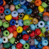 8/0 Perles de rocailles tchèques #013 Opaque Multi Mix 22g