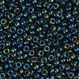 11/0 Miyuki Seed Beads #0452 Metallic Blue Iris 22g
