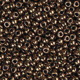 11/0 Miyuki Seed Beads #0457 Metallic Dark Bronze 22g