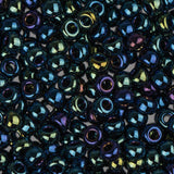 8/0 Miyuki Seed Beads #0452 Metallic Dark Blue Iris 22g