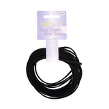 Faux Suede 3mm Lace 5m Black