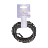 Faux Suede 3mm Lace 5m Silver