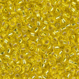 11/0 Miyuki Seed Beads #0006 Silver Lined Yellow 22g