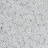 11/0 Miyuki Seed Beads #0131F Crystal Matte 22g