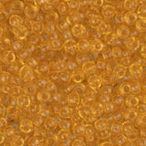 11/0 Miyuki Seed Beads #0132 Transparent Light Topaz 22g