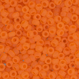 11/0 Miyuki Seed Beads #0138F Orange Matte 22g