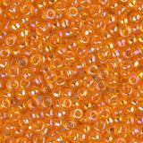 11/0 Miyuki Seed Beads #0253 Light Orange AB 22g