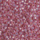 11/0 Miyuki Seed Beads #0555 Light Rose Silver Lined Alabaster 22g