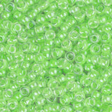 11/0 Miyuki Seed Beads #1120 Luminous Neon Lime Green 22g