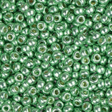 11/0 Miyuki Seed Beads #4214 Duracoat Galvanized Mint Green 22g