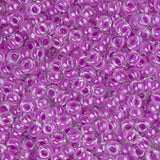 11/0 Miyuki Seed Beads #4303 Luminous Neon C/L Purple 22g