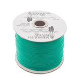 Flat Peacock Blue Shawl Fringe 244yd Spool