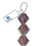 Preciosa Bicone 3mm Light Amethyst AB 5" Strand