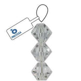 Preciosa Bicone 3mm Crystal 5" Strand