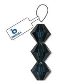 Preciosa Bicone 3mm Montana 5" Strand