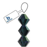 Preciosa Bicone 3mm Montana AB 5" Strand