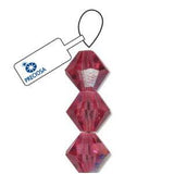 Preciosa Bicone 3mm Rose AB 5" Strand