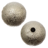 Round Stardust Beads 4mm Nickel 100/pk