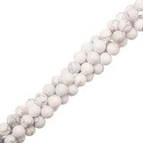 Howlite Beads 6mm Round (Natural) 15-16" Strand