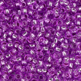 11/0 Czech Seed Beads #35000B Silver Lined Pink (Mauve) 250g