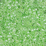 Perle Delica 11/0 #0237 Ceylan Vert Cristal Clair Doublé 5.2g
