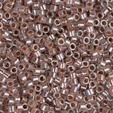 11/0 Delica Bead #0256 Crystal Taupe Ceylon Lined 5.2g